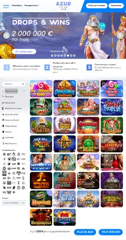 l'application et l'interface de CasinoBit