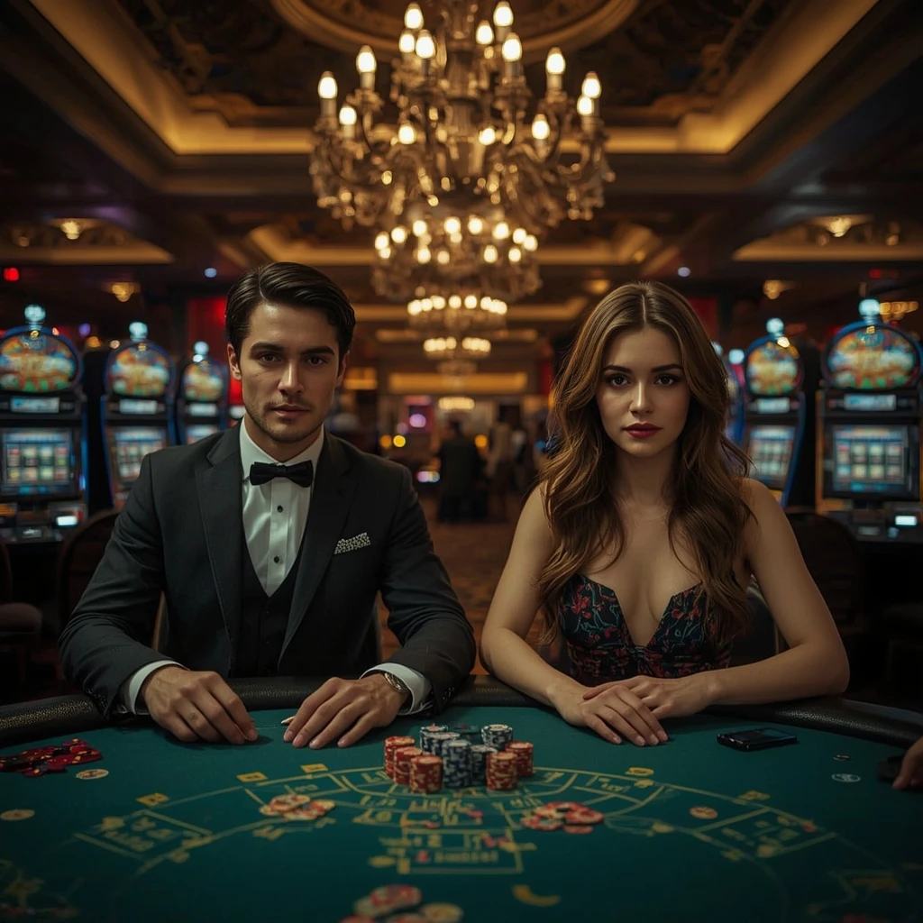 Deux joueurs de poker dans un CasinoBit